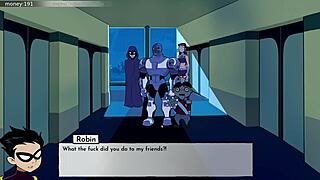 Teen Titans Parody Game With Cartoon Characters