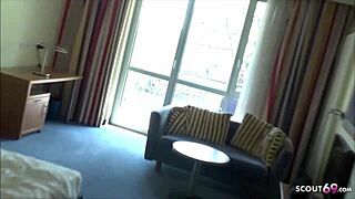 German Amateur Teen 18+ Elisa Fucked in Berlin Morning After One Night Stand