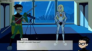 Teen Titans Parody Game With Cartoon Characters