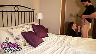 British Teen Sucks Cock And Gets Fucked