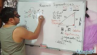 Asian Student And Teacher In Bedroom Triangle