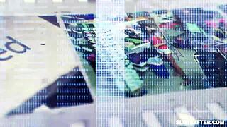 i quickly noticed daisy foxs dumb shoplifting plan and brought her to my office