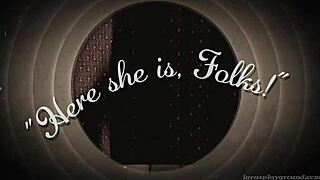 british student in skirt flips roles to dominate mature professor