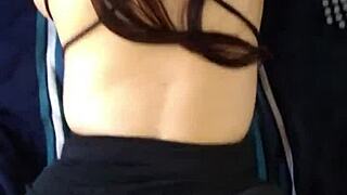 college amateur girl gets dirty doggystyle fucking bent over