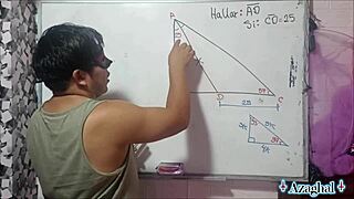 asian student nerd explores erotic angles in usa bedroom