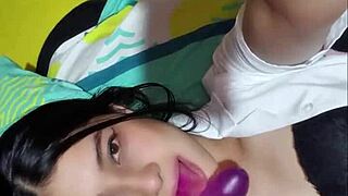 Beautiful Colombian Teacher Engages In Secret Sex With Curvy Young Student, Using Dildo And Dirty Talk