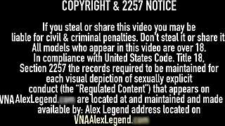 Damn! Bubble Ass Stepsis Bella Rolland Gets CREAMPIED by Alex Legend