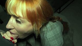 Big titty ginger, how does it feel getting fucked and folded like a pretzel?