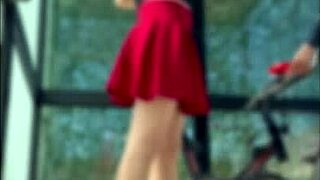 Hidden Cam Catches Argentine Stepsister Sucking at Gym