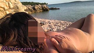 nude teacher pussy flash on beach student touches tits misscreamy
