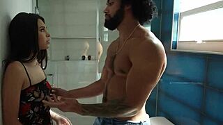 Stepbrother and stepsister are into each other in hardcore fucking