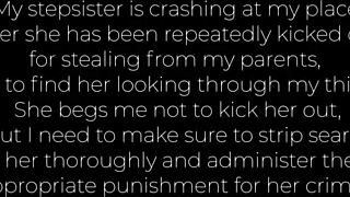 disciplining my step-sister for stealing my stuff with rough fucking
