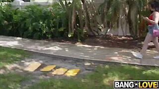 lola plays with her vibrator while lola valentine and dwayne foxxx watch