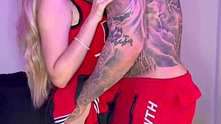 Tattooed Stud Fucking Young Student Girl