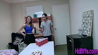 Teen Sluts Get Fucked And Suck Cocks For Facial At Dorm Party