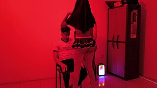 Stepsis seducing stepbro at college party 😏