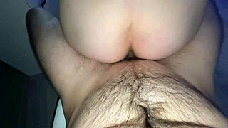 Young students passionately fuck on a chair in POV