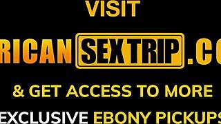 African acro student gets her virgin pussy stretched to fit my big white cock