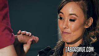 Asian teacher ask her student to impregnate her