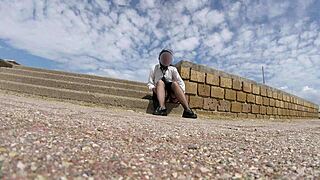 Teacher's Wet Moment in Front of Students