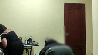 Watch this venezuelan employee flirting!