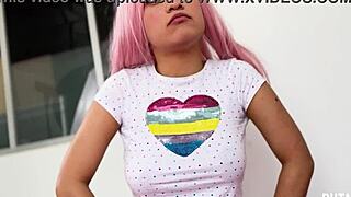 Digna Morales, the busty Venezuelan, fucks very dirty with Torbe