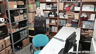 Lp Officer Keeps Pounding Allie Nicole's Tight Vagina at Work