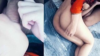 Stepbrother starts with oral, then fucks me until he cums on me