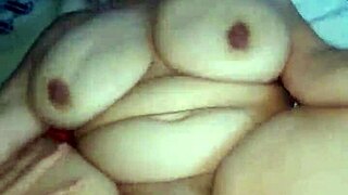 A nice rest before bed with huge tits.