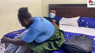 naughty students in uniforms offer sex to upgrade their exams score at the principal house pt1