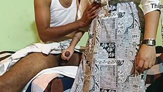 husband fucks maid's daughter after catching