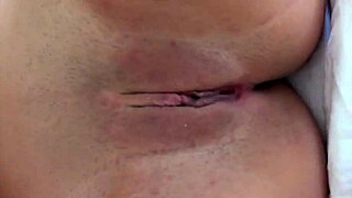 latina teen takes huge cock, moans loud, cums hard