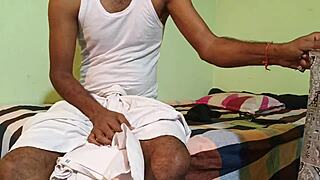 husband fucks maid's daughter after catching