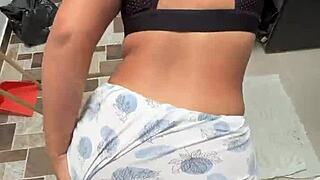 Neighbor washes clothes for payment