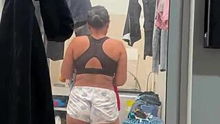 Neighbor washes clothes for payment