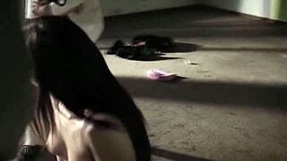 Slutty Teen Threesome Fucked Hard By Homeless Guy