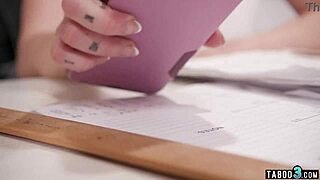 frustrated milf teacher adira allure orders her student to punish her ass