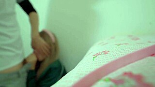 Student Convinced For Mouth Fuck