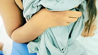 Indian wife fucks slutty big tits girlfriend 😏