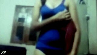 Horny school girl masturbates in pov