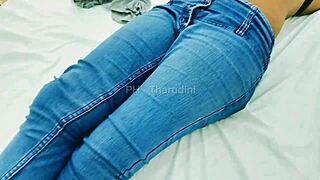 Indian wife fucks slutty big tits girlfriend 😏