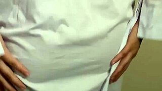 College girl undresses for teacher, 18 and failing, he takes advantage, she screams in pleasure