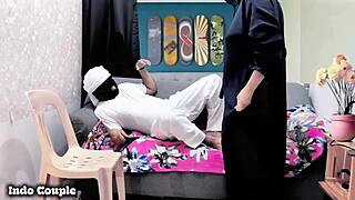 Muslim Girl Learns Fast From Arabic Teacher And Student