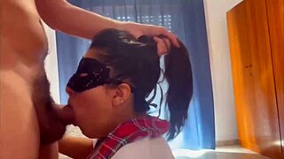 latina student mom gets horny and swallows cumshot 😈💦