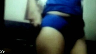 Horny school girl masturbates in pov