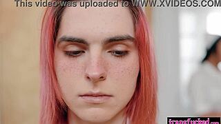 Did TS Foxxy Enjoy Triple Blowjob?