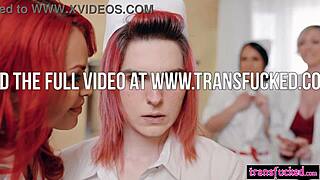 Did TS Foxxy Enjoy Triple Blowjob?