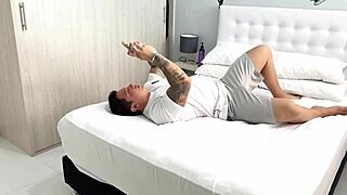 Creamy facesitting my naughty stepsister put her pussy in my mouth until she had a creamy orgasm