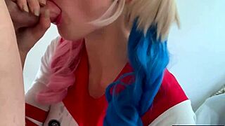 Fucking real harley quinn with big natural tits