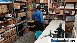 Tall Teen 18+ Caught Red-Handed And Punished In The Backroom